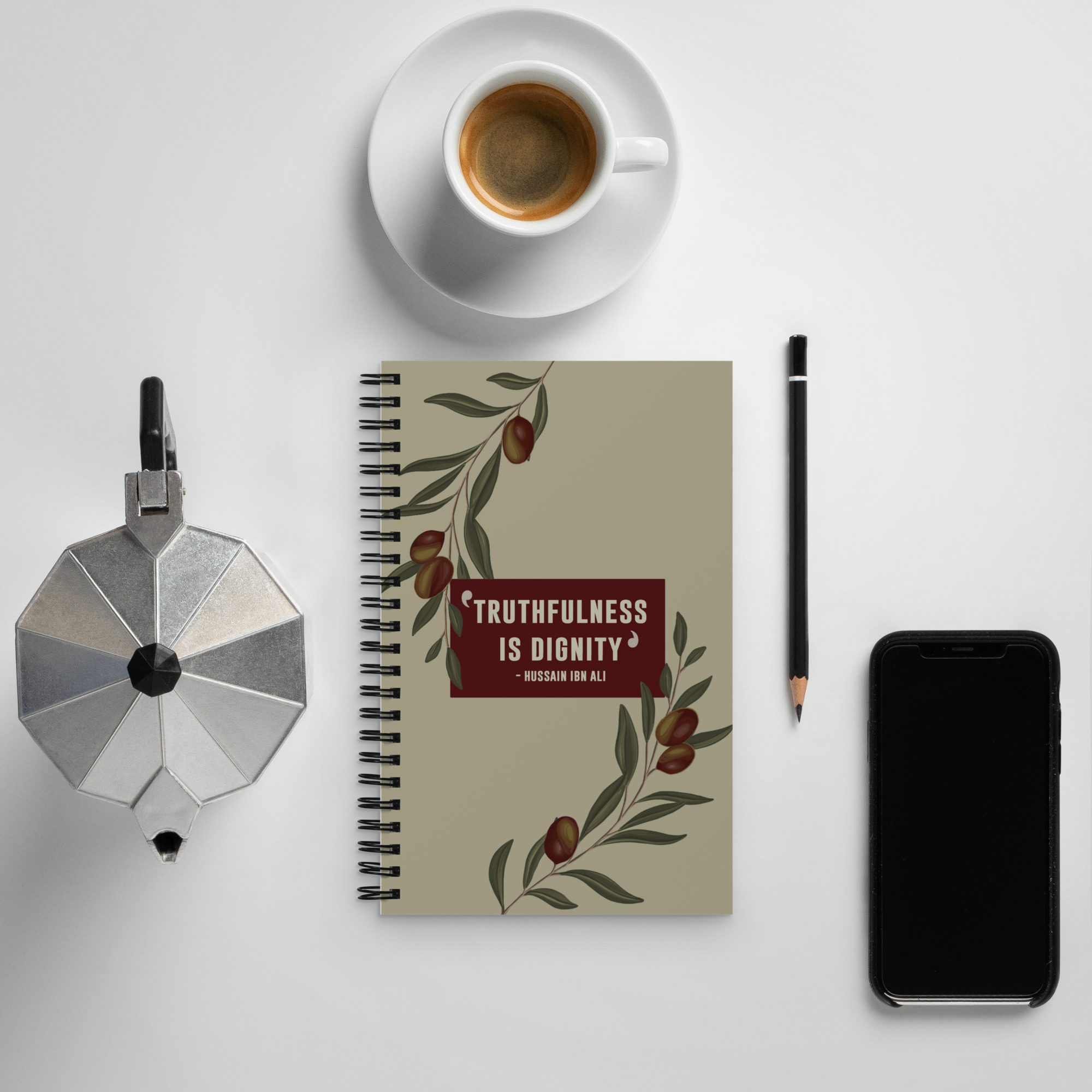 Olive Branch Spiral notebook - Image 4